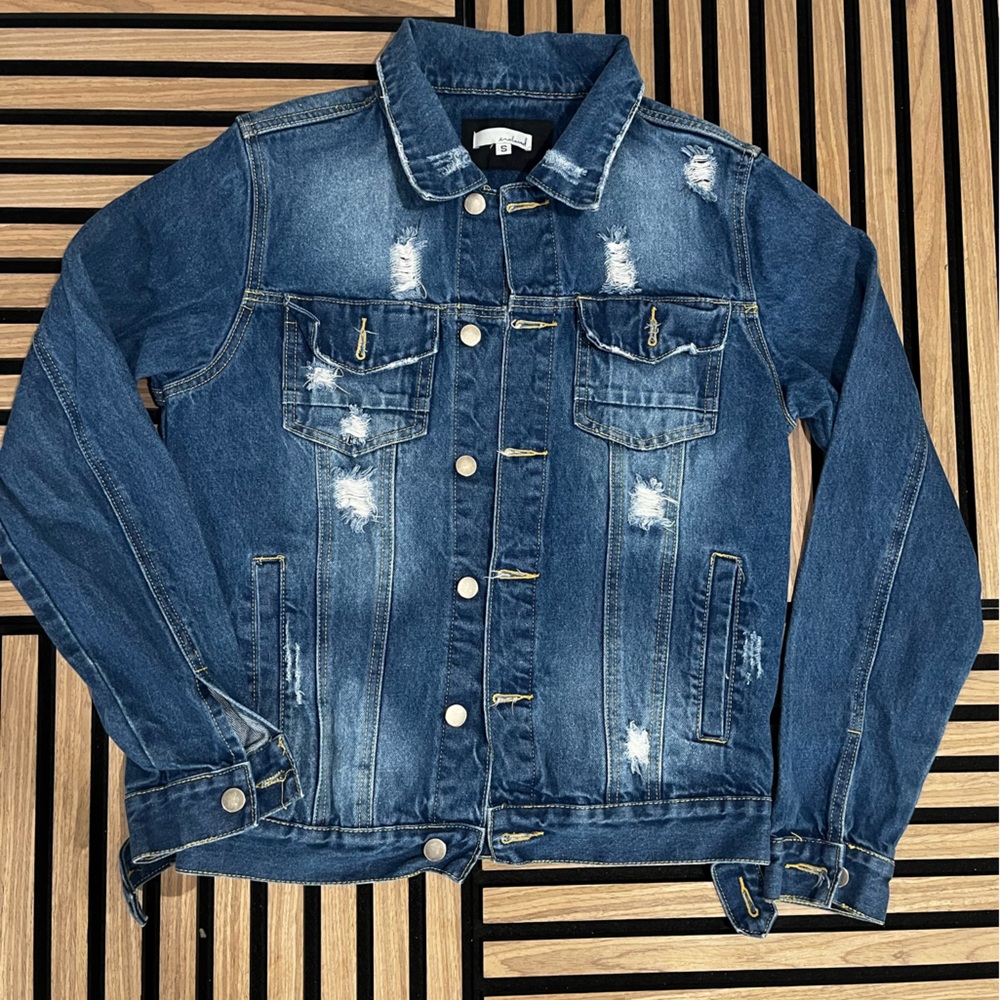 Enslaved Denim Jean Jacket Men’S Size S